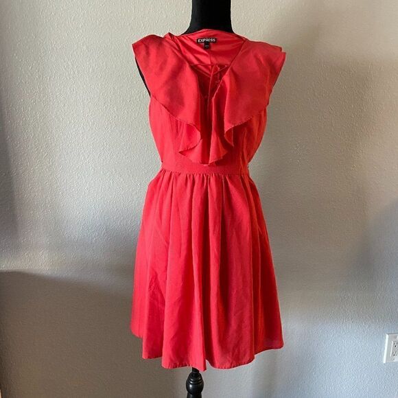 Express red  mini dress Size 4 - Picture 1 of 2